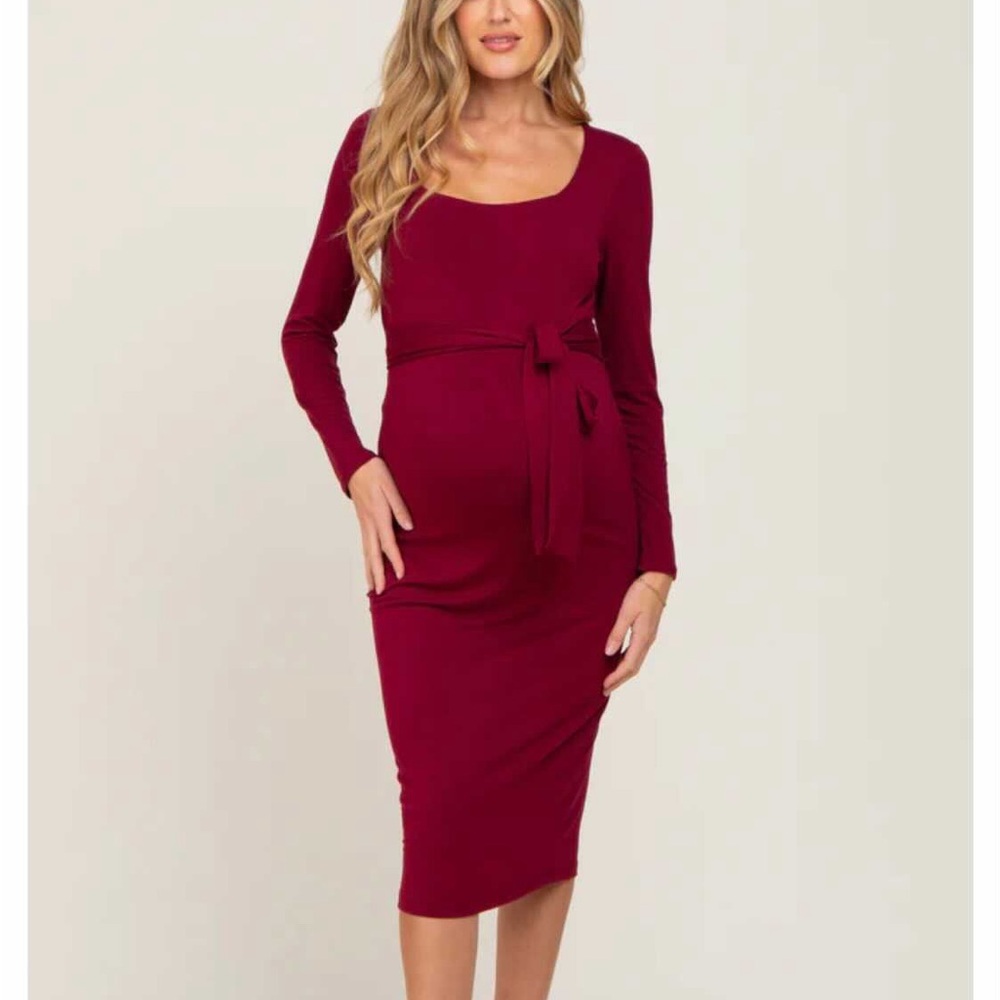 Midi Maternity dress from Pink blush